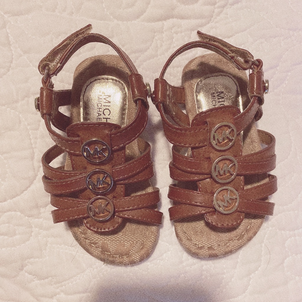 Micheal Kors Girl Brown Sandals